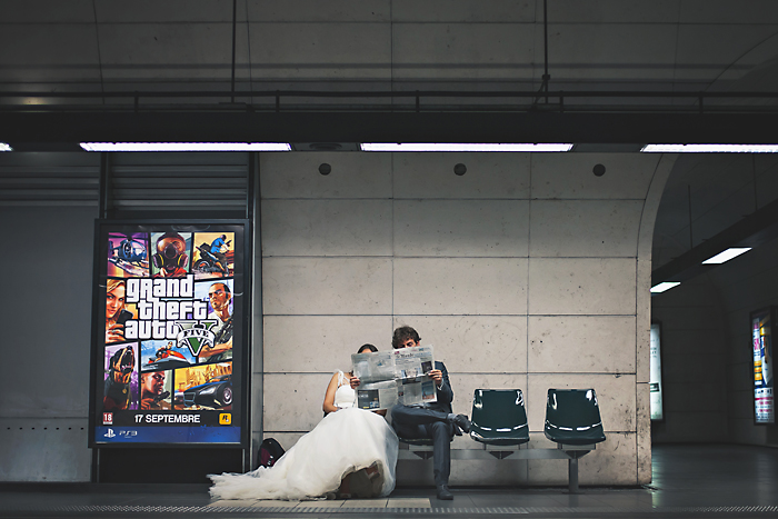 Photos mariage metro